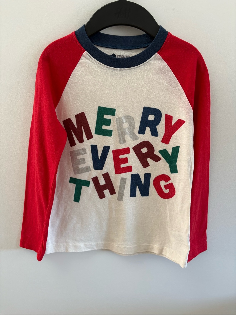 Tucker + Tate Red, White & Navy 'Merry Everything' Long Sleeve Tee